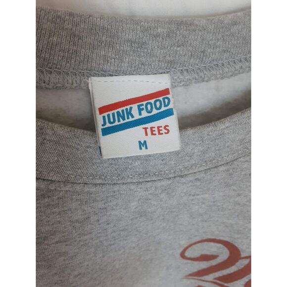 Junk Food Tees Miller High Life Racing Sweatshirt Gray M - Picture 2 of 5